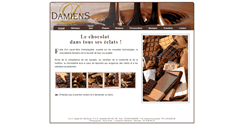 Desktop Screenshot of chocolats-damiens.com