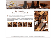 Tablet Screenshot of chocolats-damiens.com